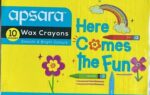 APSARA  WAX CRAYONS | 01529