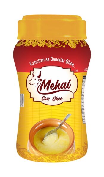Mehai cow ghee 250ml / MRP 150/ 1Carton 60 jar/ 01559