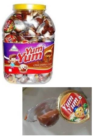 Yum Yum Choco Cups/MRP 225/1Carton 12jar/01644