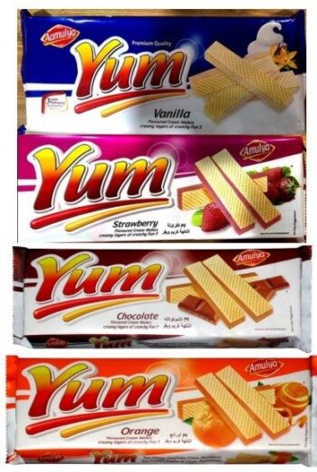 Yum Orange Wafer 50rs/1Carton 1800/01663