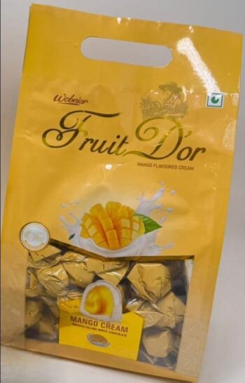 01876 / Mango Cream Dor Pouch  / MRP 400 / 10 box