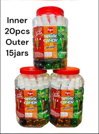 01940/Cola Spray Jar 10rs/ MRP200/15pcs
