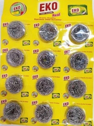00895/EXE  Steel SCRUBBER  MRP 180/DP 44/1Carton 108 SHEET