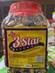 01516/ 2Rs 3 Star Toffee chocolate  / MRP 300/DP 130/ 1Carton 6 Jar
