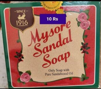 Mysore sandal  Soap 20g / MRP 10 / distributor price 7.95  1Carton-288 pcs / 01567