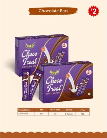 02022 / 2Rs CHOCO TREAT /MRP 120 /DP 80 /BOX 24 JAR