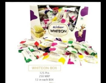 02315 /5Rs RAINBOW WHITEON CHOCO /MRP 250 /DP 175 /BOX 12 JAR