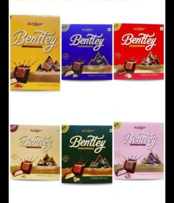02311 /5Rs  RAINBOW BENTLEY CHOCOLATE /MRP 350 /DP 195 /BOX 12 JAR