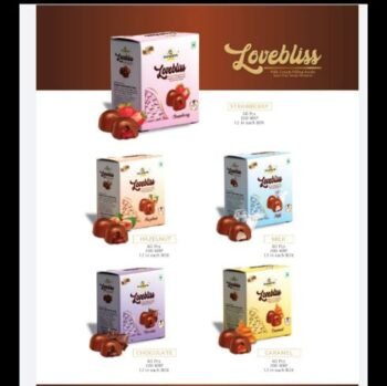 02310 /5Rs  LOVE BLISS BOX CHOCOLATE  /MRP 300 /DP 170 /BOX 12 JAR