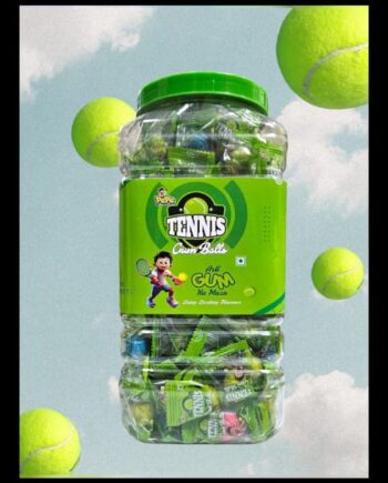 02116 /TENNIS BUBBLE GUM 1RS /MRP 150 /DP 80 /BOX 18 JAR
