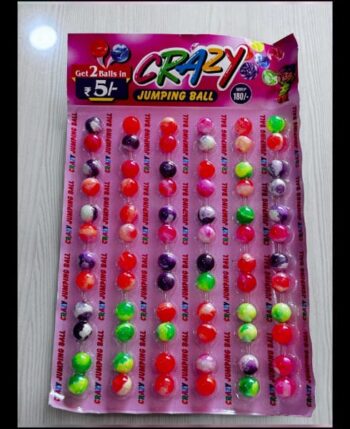 02100 /JUMPING BALL 5RS /MRP 180 /DP 115 /BOX 38 JAR