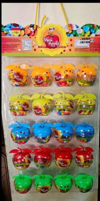 02244 /5Rs APPLE TOY SHEET GEMS /MRP 200 /DP 120 /BOX 22 JAR