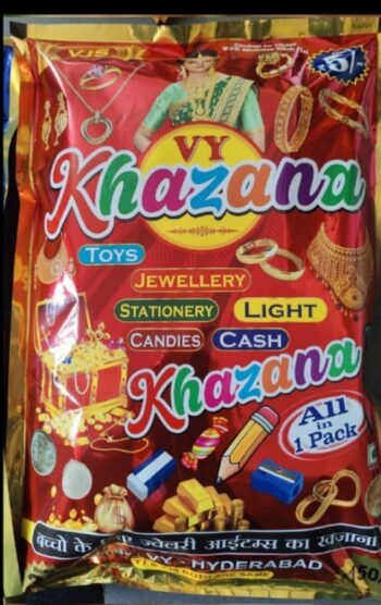 02242 /5Rs  VY KHAZANA  TOYS /MRP 150 /DP 95 /BOX 100 JAR