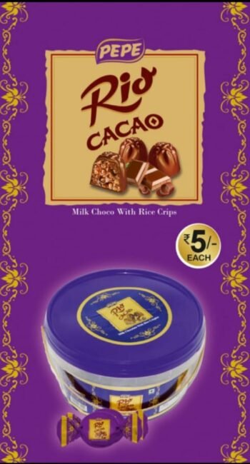 02098/RIO MILK CHOCO  /MRP 350 /DP 205 /BOX 12 JAR