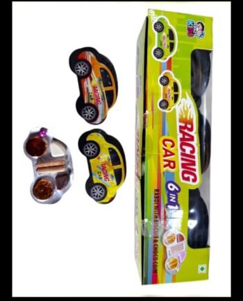 02091 /5Rs  RACING CAR 6 IN1 CANDY   /MRP 150 /DP 102 /BOX 24 JAR