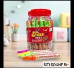 02203 /5Rs  SITI FUN TOY CANDY  /MRP 200 /DP 110 /BOX 24 JAR