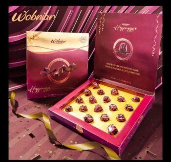 02200 /5Rs  HAPPINESS TRAY GIFT CHOCO /MRP 200 /DP 125 /BOX 12 JAR