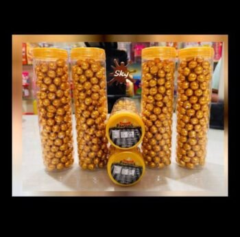 02172 / 5Rs  SKY GOLD FOOT BALL  CHOCO JAR  /MRP 200 /DP 112 /BOX 25 JAR