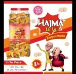 02160 /1Rs  HAJMA JAR CHOCO /MRP 160 /DP 80 /BOX 25 JAR