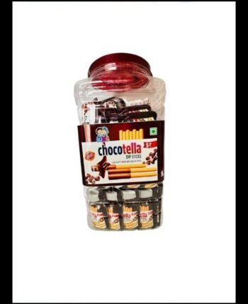 02150/  5Rs CHOCO TELLA CHOCOLATES  /MRP 300 /DP 190 /BOX 12 JAR