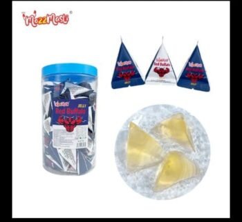 02142 / 5Rs RED BUFFALO JELLY  /MRP 200 /DP 120 /BOX 12 JAR