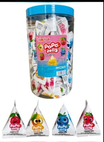 02140 / 1Rs POPO MIX FRUIT JELLY /MRP 200 /DP 120 /BOX 12 JAR