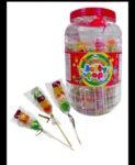 02151 /5Rs SKY JELLY POP 5 IN 1 LOLLIPOP CANDY /MRP 200 /DP 130 /BOX 20 JAR