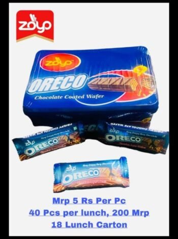 02065 / 5Rs ORECO WAFFER  /MRP 200 /DP 115 /BOX 18 JAR