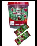 02058 / 5Rs WATERMELON JELLY LOLIPOP /MRP 300 /DP 170 /BOX 12 JAR
