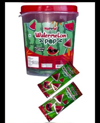 02058 / 5Rs WATERMELON JELLY LOLIPOP /MRP 300 /DP 170 /BOX 12 JAR