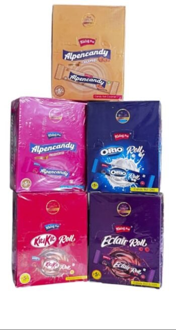 02089 / 5Rs  POPPING ASSRT BOX CHOCO /MRP 150 /DP 95 /BOX 24 JAR