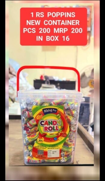 02078 /1Rs CANDY ROLL /MRP 200 /DP 135 /BOX 16 JAR