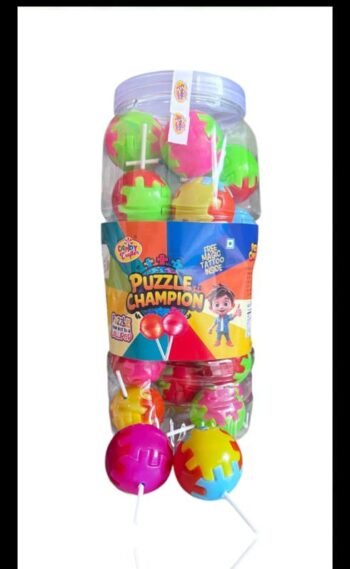 02075 /5Rs  PUZZLE BALL JAR POP /MRP 150 /DP 98 /BOX 20 JAR