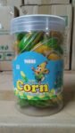 03098 / 5Rs  3D CORN BURSTING  CANDY / MRP 150 / DP 53 / BOX 24 JAR