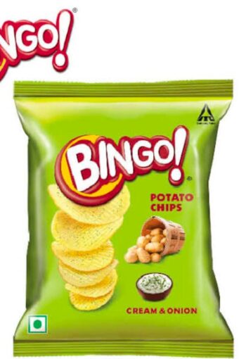 03186/ BINGO CREAM & ONION/MRP 5 RS/DP 3.95/ BOX 240 PCS /MINIMUM ORDER 12 BOX