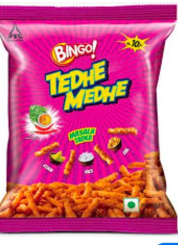 03191 /BINGO TEDHE MADHE /MRP 5 /DP 3.95 /BOX 240 PCS /MINIMUM ORDER 12 BOX