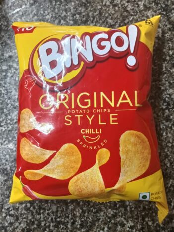 03196/ BINGO CHILLI /MRP 10 RS/DP  7.70/ BOX 120 PCS/ MINIMUM ORDER 10 BOX