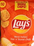 03212 /LAY'S WEST INDIES HOT 'N' SWEET CHILLI /MRP 10 /DP 7.70 /BOX 120 PCS /MINIMUM ORDER 10 BOX