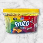 01996 / 5Rs FRUZO ROLL CANDY /MRP 250 /DP 150/ BOX 12 JAR