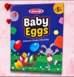01997/ 5Rs  BABY EGG CHOCOLATE /MRP 150 / DP 95 /BOX 24 JAR