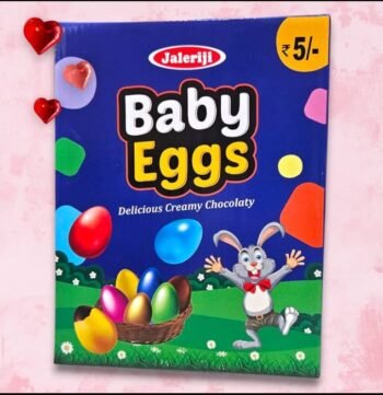 01997/ 5Rs  BABY EGG CHOCOLATE /MRP 150 / DP 95 /BOX 24 JAR