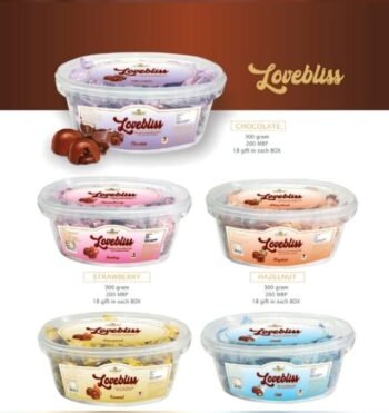 01999 / 5Rs LOVEBLISS CANDY /MRP 200/ DP 110/ BOX 18 JAR