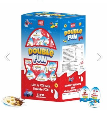 02682/ 5Rs  DOUBLE FUN CHOCOLATE /MRP 165/DP 107/CARTON 24 PCS
