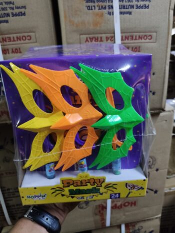 03149 /HOPPIN'S PARTY MASK /MRP 240 /DP 158 /BOX 24 JAR