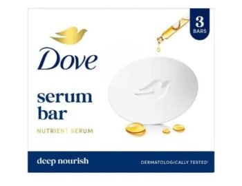 02989 /100Gm DOVE SERUM BAR SOAP / MRP  65 / DP 52.55  / BOX 3235 PCS