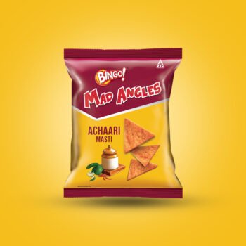 03187/ BINGO MAD ANGLESS ACHAARI MASTI / MRP 5 RS/ DP 3.90 / BOX 240 PCS/ MINIMUM ORDER 12 BOX