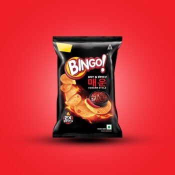 03202/ BINGO HOT&SPICY/MRP 10RS /DP 7.70/BOX 120 PCS/MINIMUM ORDER 10 BOX