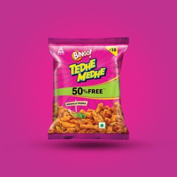 02688 /BINGO TEDHE MEDHE /MRP 10 /DP 7.70 /BOX 120 PCS /MINIMUM ORDER 10 BOX