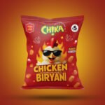 03076 /  POTCH CHIKA CHICKEN BRIYANI CHIPS  / MRP 5 / DP 3.70/ BOX 224 PKT /MINIMUM ORDER 10 BOXES