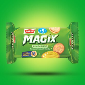 03053 /PARLE MAGIX GREEN  PINEAPPLE  CREAM BISCUITS / MRP 5 / DP 4.25 /BOX 144 PCS /MINIMUM ORDER10 BOXES